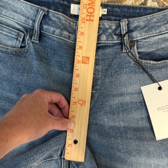 NEW Hidden Nori Mid-Rise Wide Leg Jeans Size 28 - Picture 9 of 10